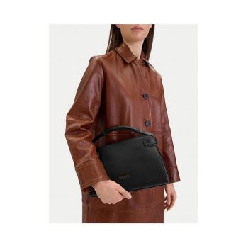 Geanta dama  neagra - din material sintetic