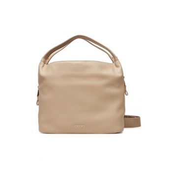 Geanta dama  Neutro 51308 - ecologica - hobo - marime medie - culoare neutra