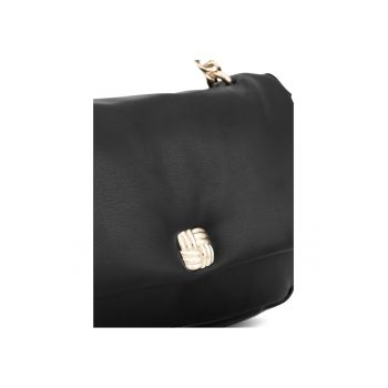 Geanta de dama  model MDS-B-031-06 - culoare neagra - material plastic