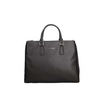 Geanta din piele ecologica Trieste - Negru