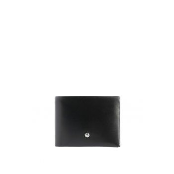 Portofel din piele Cagliari - Negru