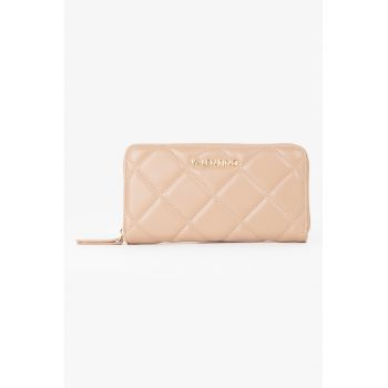 Portofel matlasat cu fermoar Ocarina - Bej