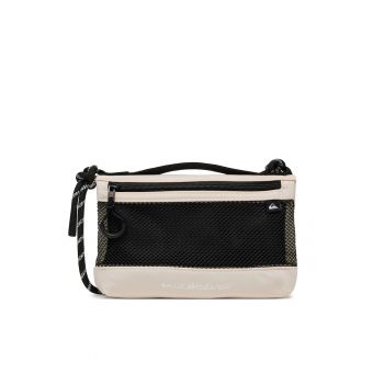 Geanta barbati -  bej/negru - tesatura