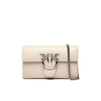 Geanta dama  Bianco Seta Z14E - roz - din piele naturala