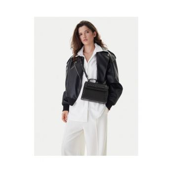 Geanta dama  Black Embellishment - piele naturala - 1RC B1W30268