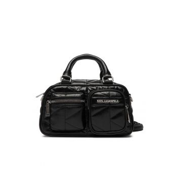 Geanta dama  Black-Nickel - piele naturala