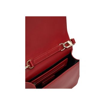 Geanta dama  bordo - model EO-ALIYA-LDA8225 - material textil - dimensiuni universale