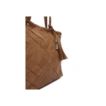 Geanta dama  C-MLP-E-025-05 - culoare brown - material textil