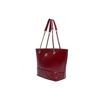 Geanta dama  C-TRINITY-KY090 - bordo - din material textil