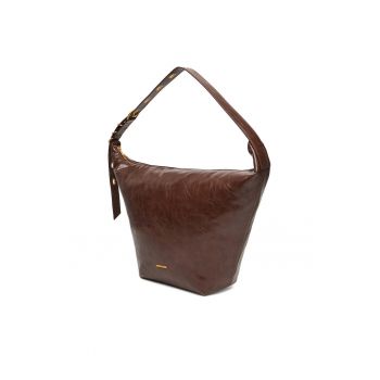 Geanta dama  C-ZAINA-RX8784 - culoare brown - material textil