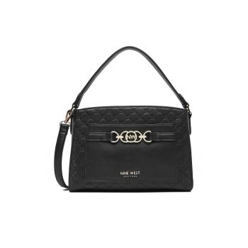 Geanta dama  CEO-LUNA-III - neagra - material textil