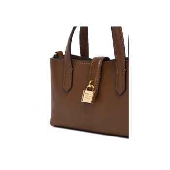 Geanta dama  Dark Friar Brown 2LQ - din piele naturala