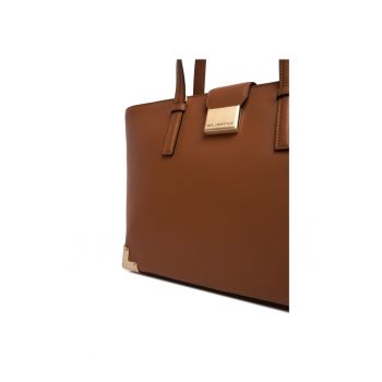 Geanta dama  Dark Tan - din piele naturala