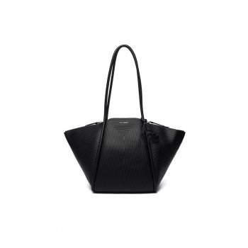 Geanta dama -  din piele ecologica - negru