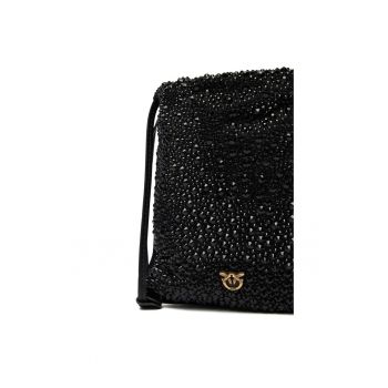 Geanta dama  model Black Z99Q - culoare neagra - stil slouchy.