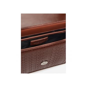 Geanta dama  model CEO-HAMPSHIRE-I-LDA8 - culoare brown - material textil.