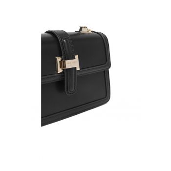 Geanta dama  model EO-COLORADO-LDA8309 - neagra - din material textil.