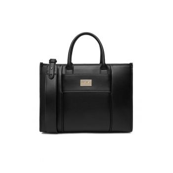 Geanta dama  model EO-KENTUCKY-LDA8168 - neagra - din material textil.