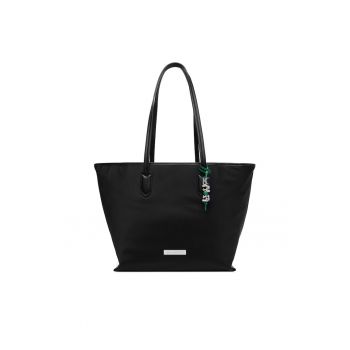 Geanta dama  neagra - din piele ecologica - model 999