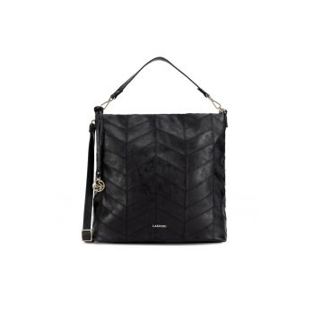 Geanta dama  neagra - model LSK-K-020-06 - material sintetic