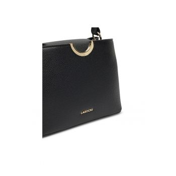 Geanta dama  neagra - model MLS-E-056-05 - din material textil.