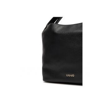 Geanta dama  Nero 22222 - ecologica - hobo - neagra - M