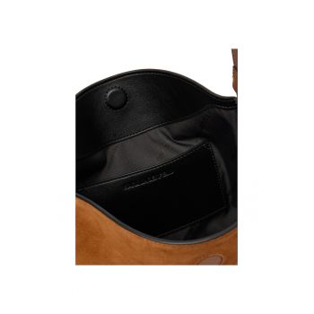 Geanta dama  piele naturala - culoare Dark Tan - model 1UR B1W30196