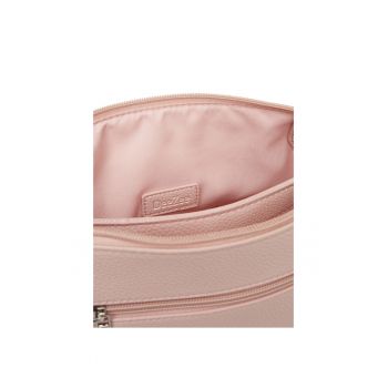 Geanta dama  roz - din piele ecologica