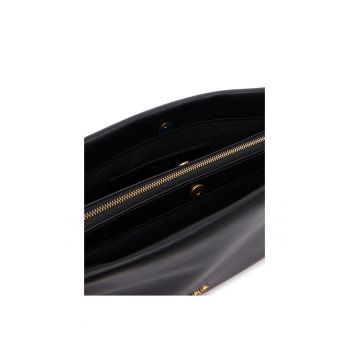 Geanta dama  Triplet AI 25-26 PLT - piele naturala - neagra