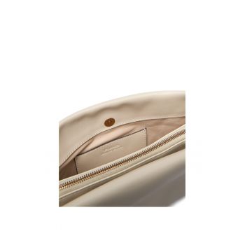 Geanta dama  Triplet Mini AI 25-2 - piele naturala - alba