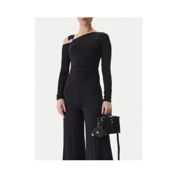 Geanta  pentru fetite - model JBLK J6RZ00 - din material textil - culoare neagra