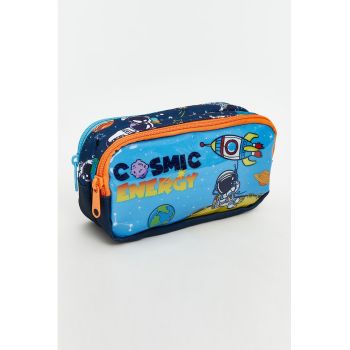 Penar cu doua compartimente - Portocaliu/Turcoaz