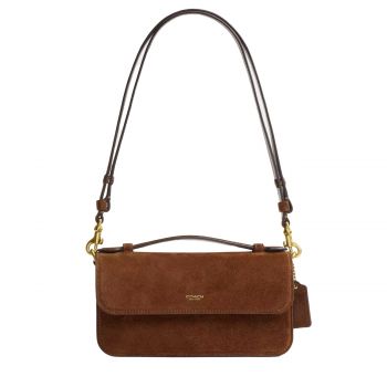Elora top handle crossbody bag b4/warm brown