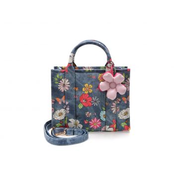 Geanta ALDO albastra, 14241220, din piele ecologica