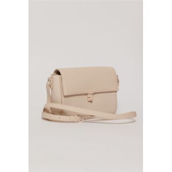 Geanta beige design minimalist