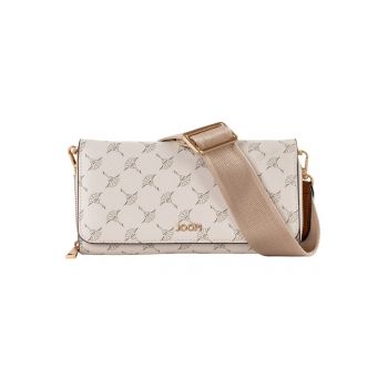 Geanta crossbody cu imprimeu logo Cortina 1.0 Leyli - Alb