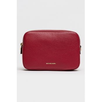 Geanta crossbody de piele Bryant - Roz zmeuriu