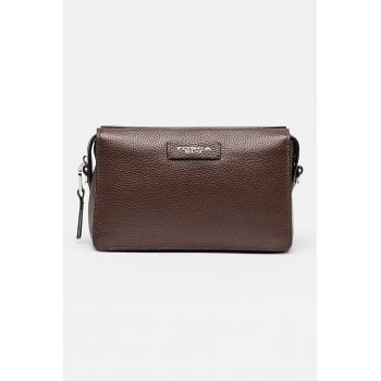 Geanta crossbody din piele Coraline - Maro
