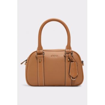 Geanta crossbody din piele ecologica Leanie - Maro camel
