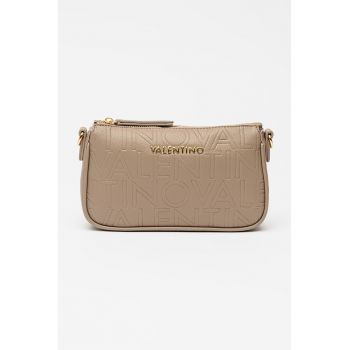 Geanta crossbody din piele ecologica Pansy - Maro inchis