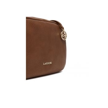 Geanta dama  model LSK-K-030-06 - culoare brown - material textil.