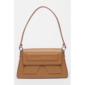 Geanta de mana din piele Ikon - Maro camel