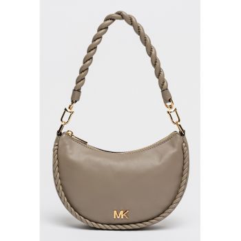 Geanta de piele cu bareta de umar Kyla - Maro taupe