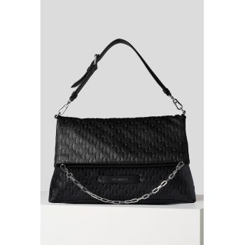 Geanta de piele ecologica cu bareta de umar Kushion