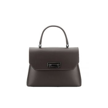 Geanta din piele naturala Alicia 123 Maro inchis 13487 - Maro inchis