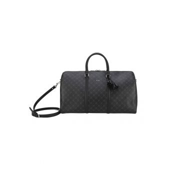 Geanta duffle cu model Cortina 1.0 - Negru/Gri inchis