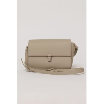 Geanta gri deschis design minimalist