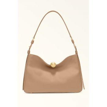 Geanta hobo de piele Sfera - Maro camel