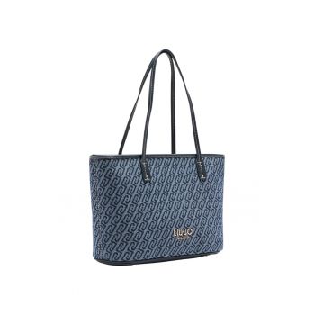 Geanta  Jacquard denim 55133 - Albastru