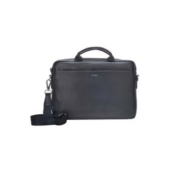 Geanta messenger din piele Cardona Pandion 20429 - Negru